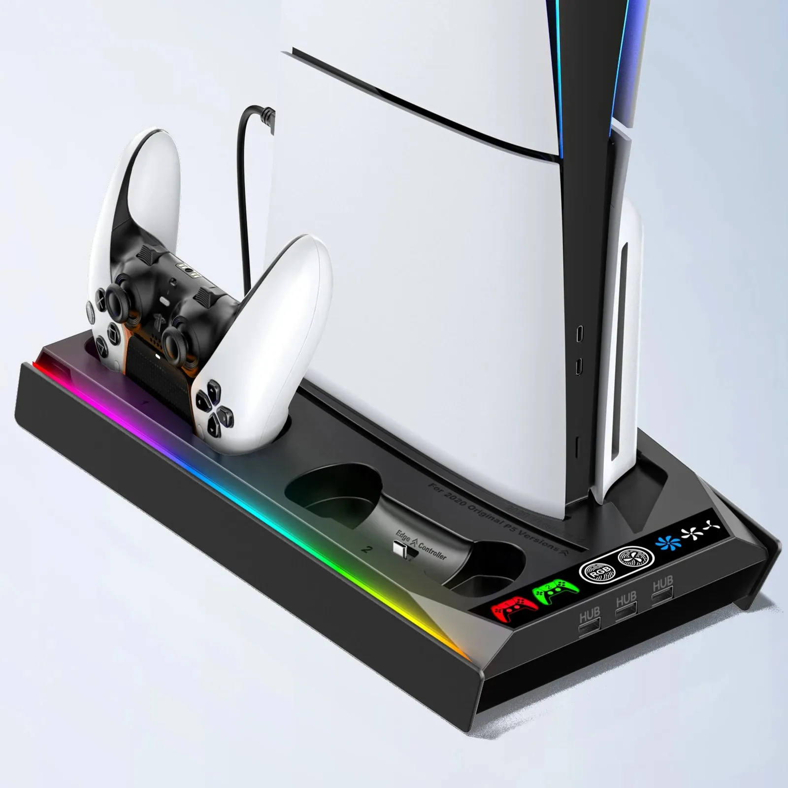 3 Level Fan Stand for Ps5 Console Cooling Charging