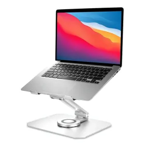 360° Rotating Aluminum Laptop Stand | Heat Dissipation