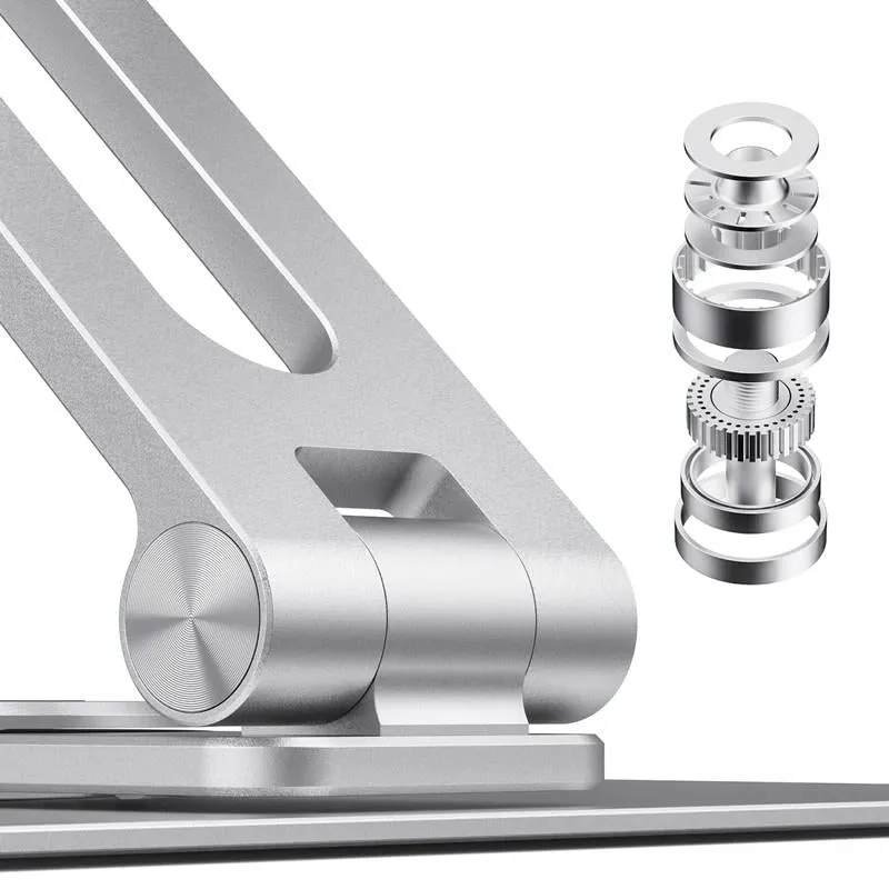 360° Rotating Aluminum Laptop Stand | Heat Dissipation