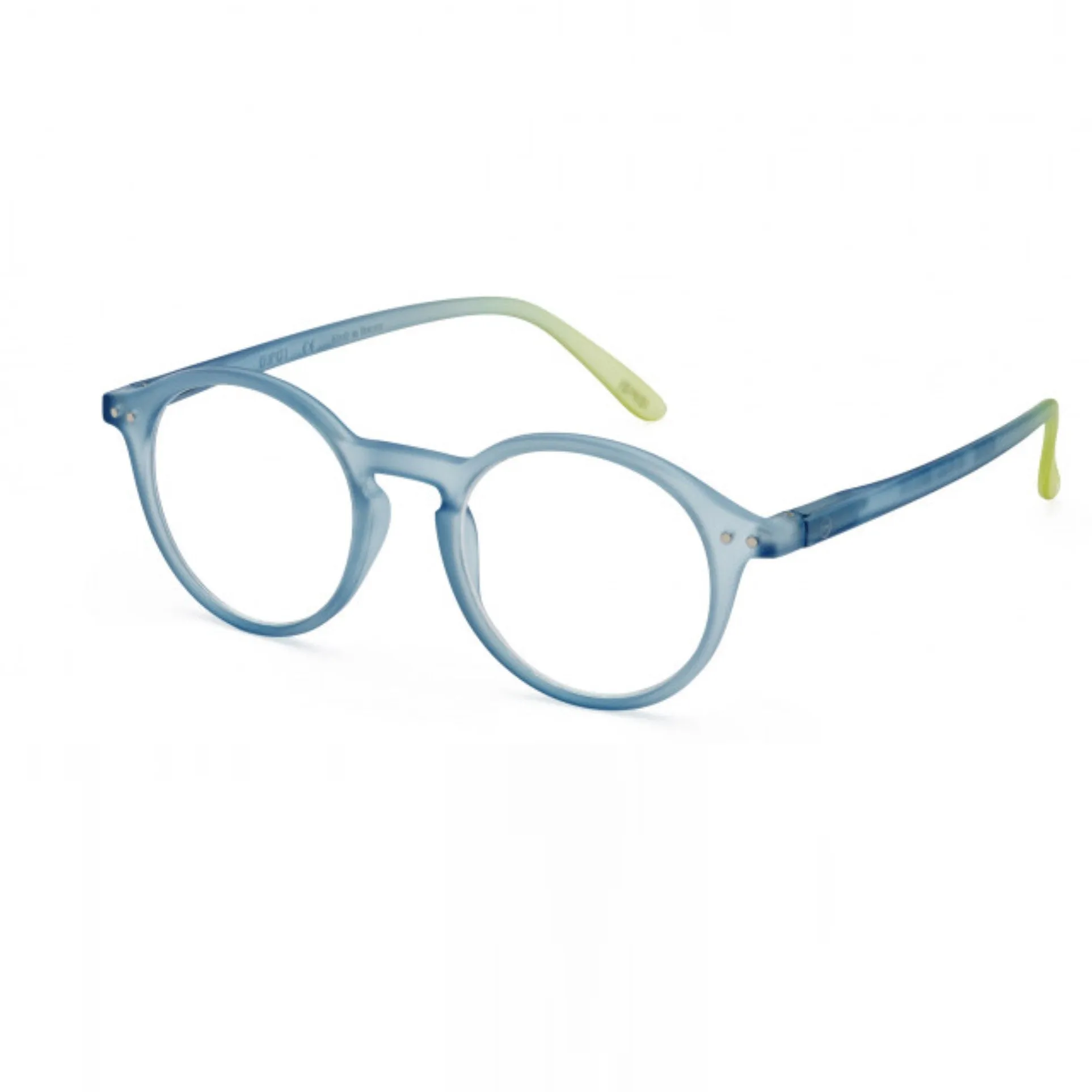 #D Reading Glasses (Blue Mirage)