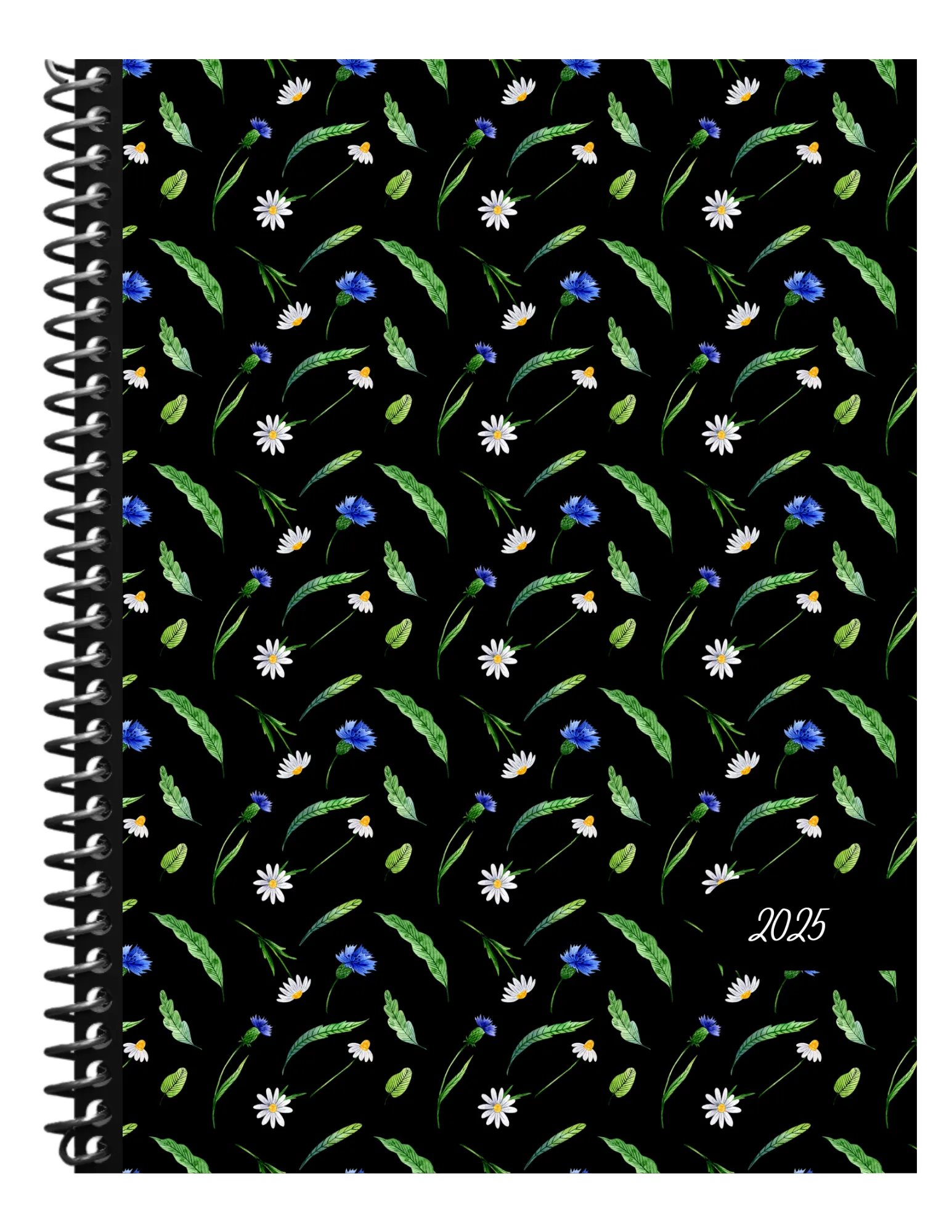 Daily Planner 2025:  Moonflower