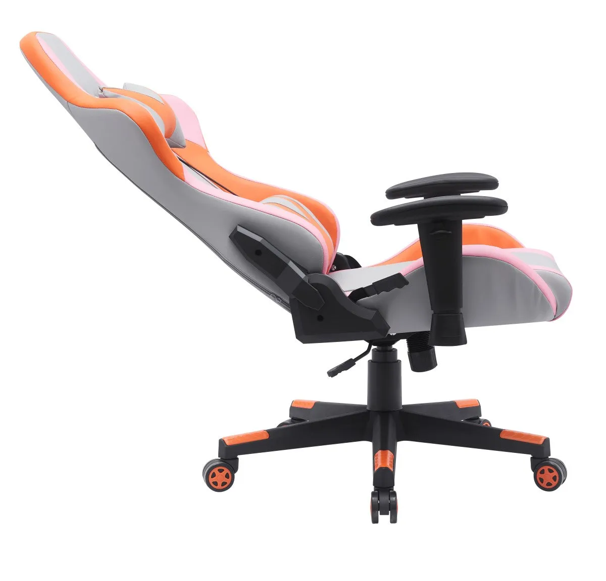 Gaming Chair - Grey/Orange