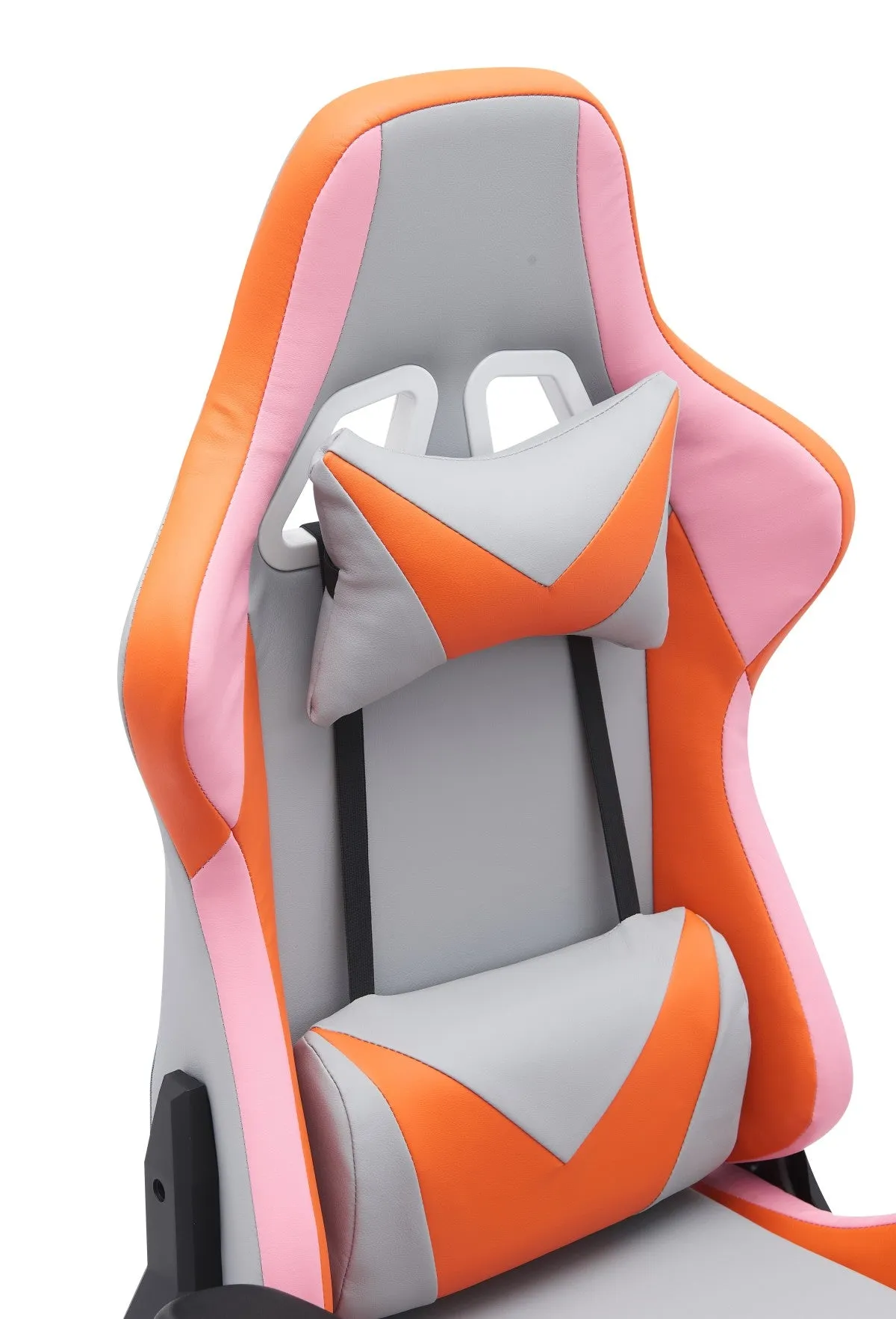 Gaming Chair - Grey/Orange
