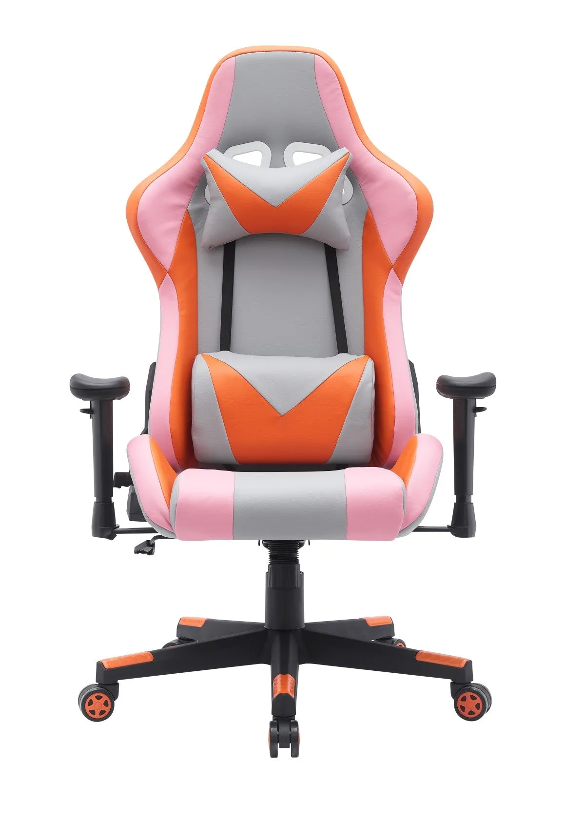 Gaming Chair - Grey/Orange