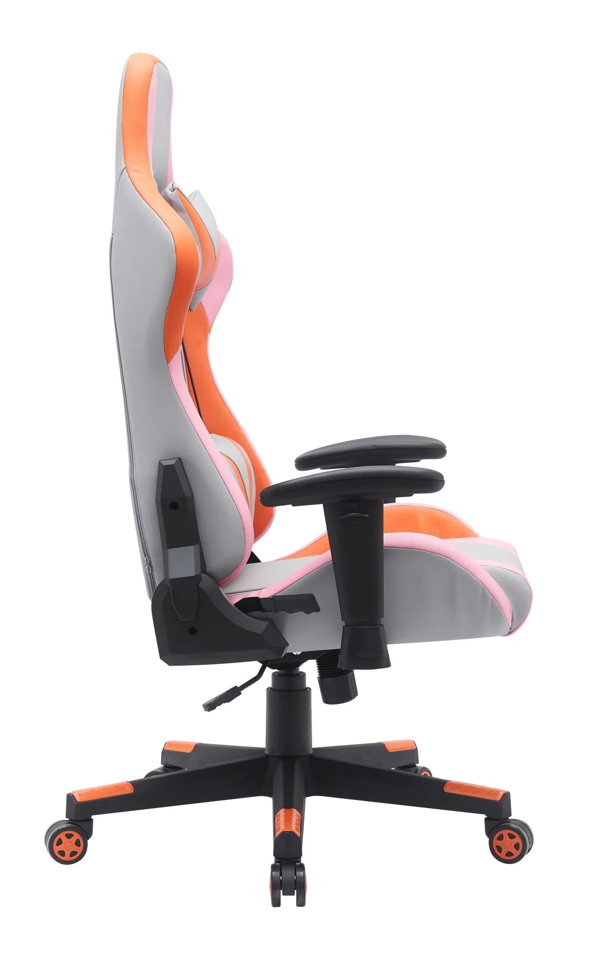 Gaming Chair - Grey/Orange