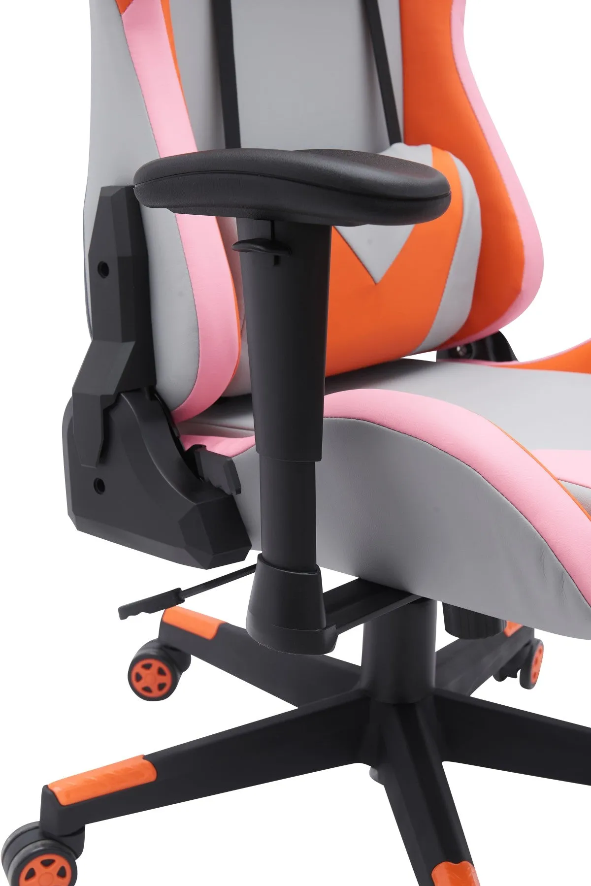 Gaming Chair - Grey/Orange
