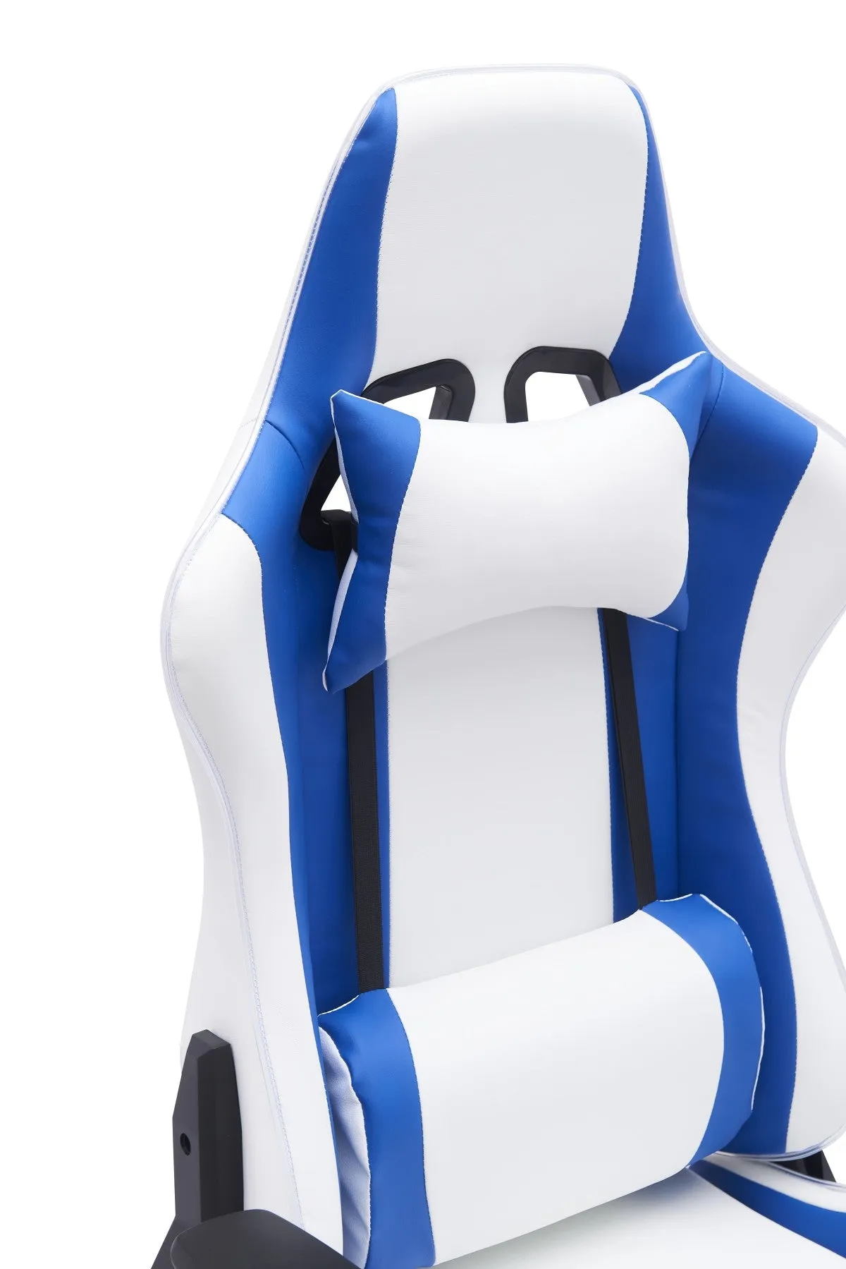 Gaming Chair - White/Blue