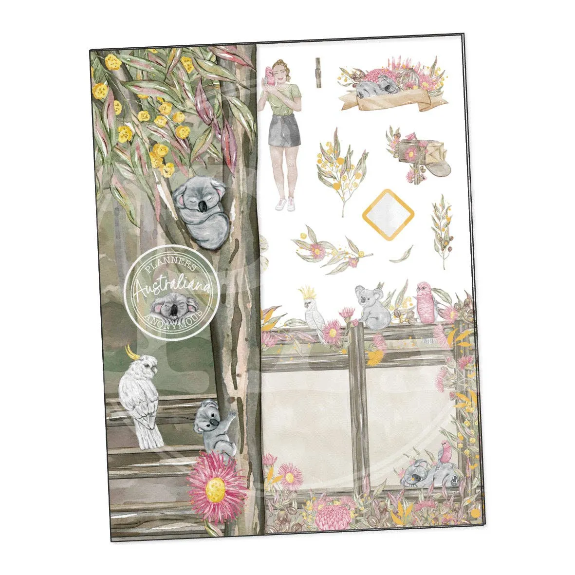 Planners Anonymous - Australiana Planner Sticker Book