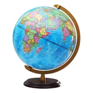 Rotary 32CM High-Definition World Globe with Light
