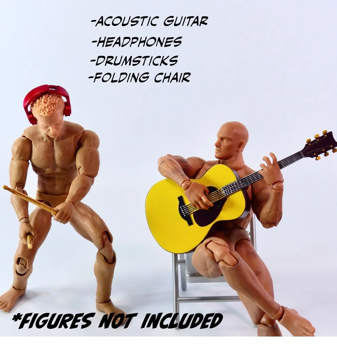 Super Action Stuff Action Figure Accessory Set (Set A: Cyber Dagger Arcade)