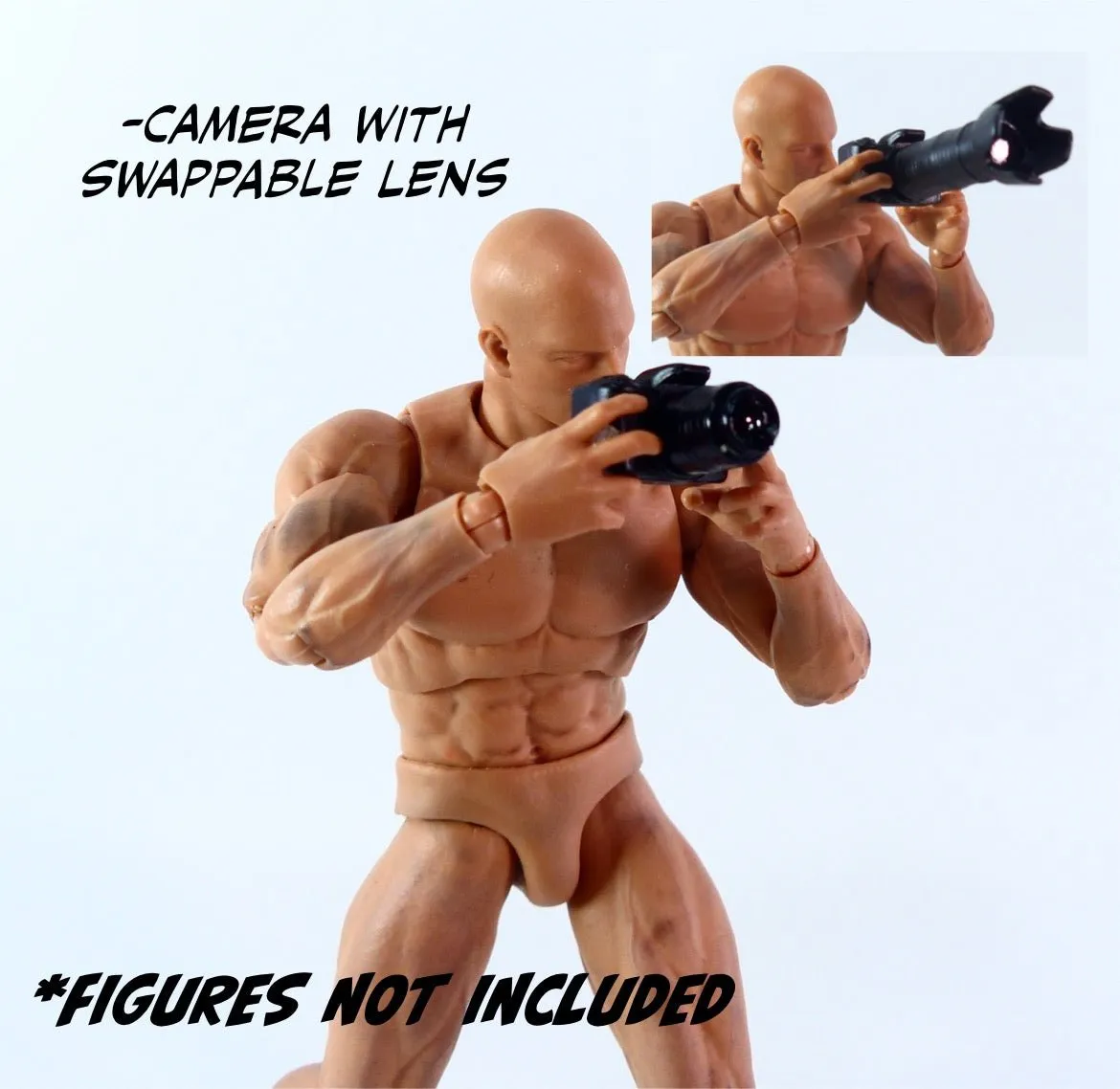 Super Action Stuff Action Figure Accessory Set (Set A: Cyber Dagger Arcade)