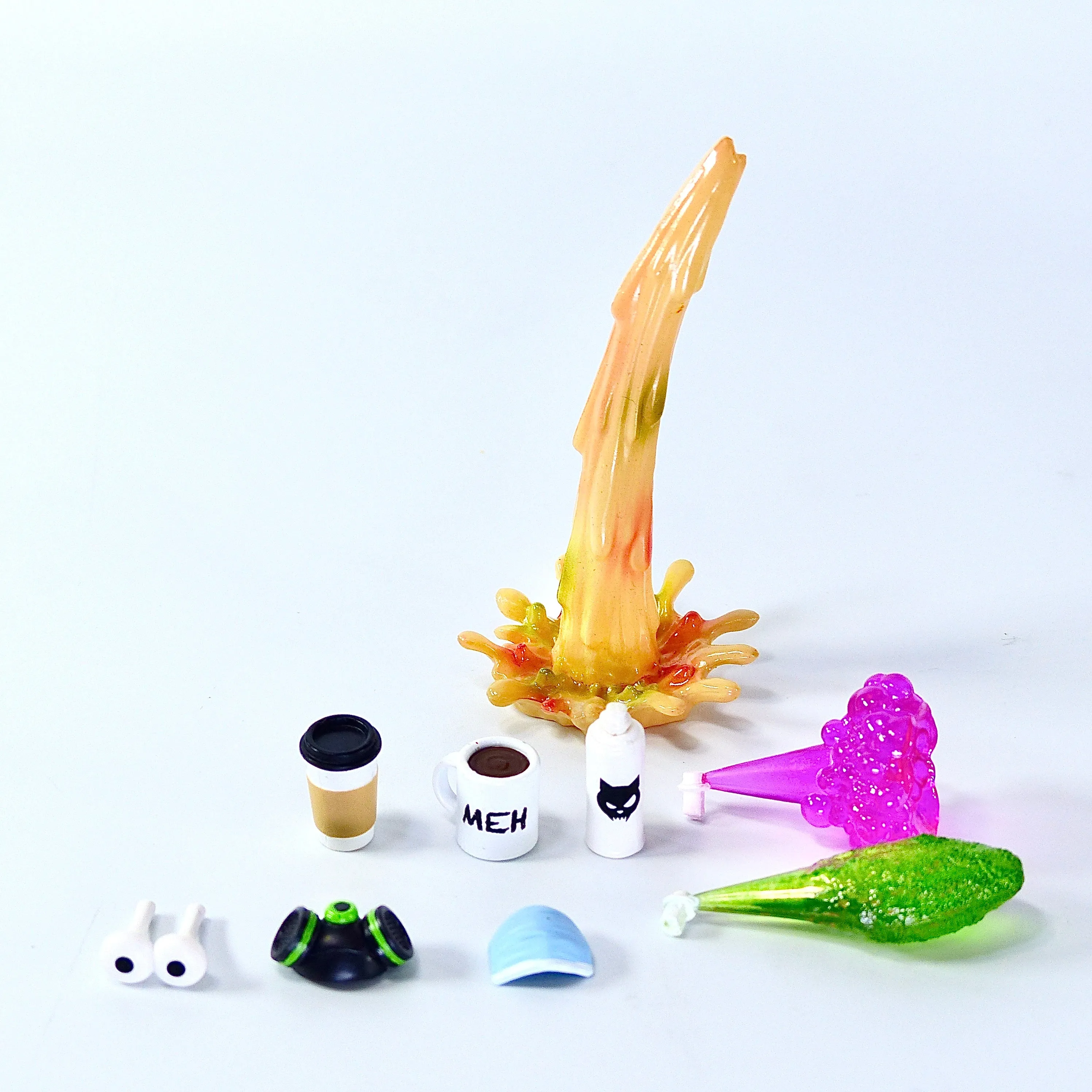 Super Action Stuff Action Figure Accessory Set (Set A: Cyber Dagger Arcade)