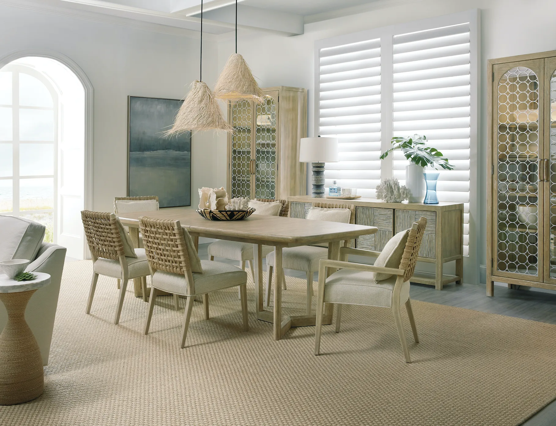 Surfrider Rectangle Dining Table w/2-18in leaves