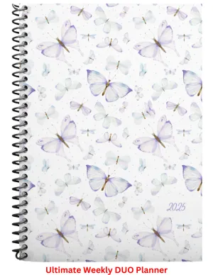 ULTIMATE WEEKLY DUO Planner 2025:  Butterflies