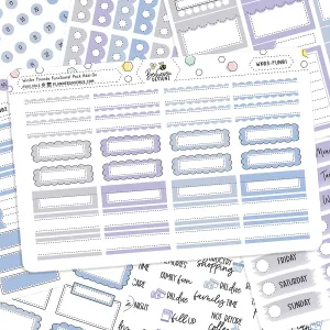 Winter Friends Functional Sticker Kit